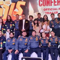 Potret Keseruan Press Conference FIlm 'GJLS: Berapi-Api', Rispo Ungkap Tantangan Selama Syuting