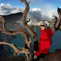 Potret Raline Shah Peluk Pohon, Ajak Jaga Hutan Indonesia
