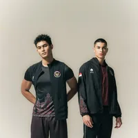 Putra Maudy Koesnaedi dan Diah Permatasari Jadi Model Jersey Tim Indonesia untuk Asian Games 2026