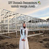 Vilmei Bangun 137 Rumah Sementara untuk Korban Banjir Aceh, Target Selesai Bulan Ini