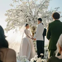 Wedding Vow Jennifer Coppen dan Justin Hubner, Kamari Jadi Flower Girl