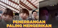 Momen Ngeri Dinar Candy & dr. Richard Lee di Pesawat Menuju Bali