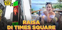 Raisa Muncul di Times Square, Bikin Bangga Wanita Indonesia