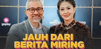 Usia Beda 14 Tahun, Rumah Tangga Lukman Sardi dan Priscillia Pullunggono Tetap Harmonis