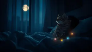 Konteks Emosional dalam Mimpi Kucing Berbicara (c) Ilustrasi AI