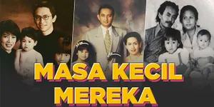 12 Potret Masa Kecil Selebriti Bersama Keluarga
