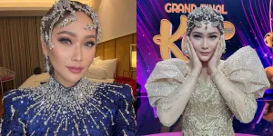 5 Gaya Makeup dan Fashion Cetar Inul Daratista di Atas Panggung