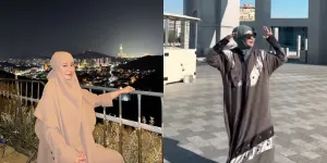 5 Potret Hijab Modis Chikita Meidy Selama di Tanah Suci, Gaya Busananya Jadi Inspirasi Lebaran 2025