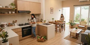 6 Cara Menata Dapur Open Space di Rumah KPR yang Baru Ditempati, Pakai Prinsip Fengshui Ini
