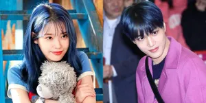 6 K-Pop Idol Tampil Flawless Dengan Rambut Biru di 2019, Ada IU Sampai Kai EXO
