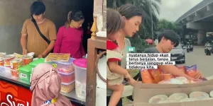 6 Potret Pesinetron Sidik Eduard yang Kini Jualan Makanan di Pinggir Jalan, Diangkut Pakai Motor