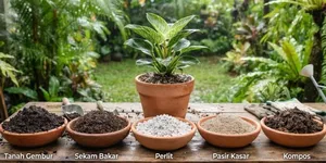 6 Tips Memilih Media Tanam Agar Akar Tanaman Tidak Membusuk Saat Musim Hujan, Wajib Tahu
