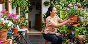 7 Cara Menata Bunga Hias di Teras Sempit agar Rumah Lebih Segar dan Rapi