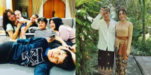 7 Potret Mahalini Bareng Adik-Adik Rizky Febian, dari Putri Delina dan Baby Adzam Juga Ada - bak Sudah Diterima di Keluarga Sule