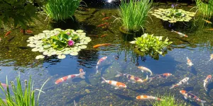 8 Cara Menata Tanaman Hias dengan Kolam Koi Tanpa Bikin Air Keruh dan Tetap Sehat