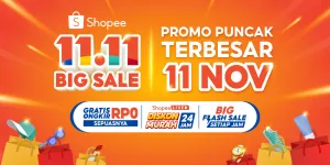 Ada yang Berbeda Akhir Pekan Ini, Shopee 11.11 Big Sale Siap Hadirkan Penawaran dan Keseruan Spesial di Puncak Promo Terbesar