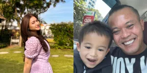 Adzam Ketemu Sule, Nathalie Holscher Bahagia Melihat Anaknya Bermain Bersama sang Ayah