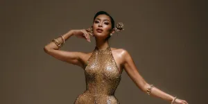Agnes Rahajeng Memukau di Preliminary Miss Supranational 2026, Gaun Emas Jadi Sorotan