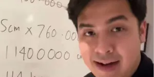 Aksi Jerome Polin Hitung Banyaknya Tumpukan Uang Rp 76 Miliar yang Tersimpan Dalam Rumah, Tingginya Lebih dari Setengah Monas!