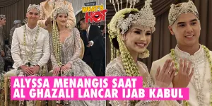 Alyssa Daguise Cantik Bersiger Sunda, Menangis Saat Al Ghazali Lancar Ucap Ijab Kabul