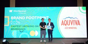AQUVIVA Makin Dilirik, Raih Brand Footprint Award 2026 sebagai Fastest Growing On-The-Go Beverage
