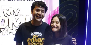 Arbani Yasiz dan Hanggini Kesulitan Beradegan Romantis di 'MY COMIC BOYFRIEND'