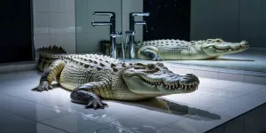 Arti Mimpi Ada Buaya di Kamar Mandi: Tafsir Lengkap dan Maknanya