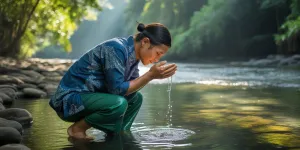 Arti Mimpi Cuci Muka di Sungai Air Jernih Menurut Primbon, Islam, dan Psikologi
