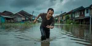 Arti Mimpi Jalan di Air Banjir Menurut Psikologi, Spiritual, dan Primbon Jawa