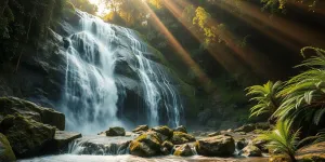 Arti Mimpi Melihat Air Terjun Mengalir Deras: Tafsir Lengkap dari Psikologi, Spiritual, dan Primbon Jawa