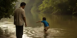 Arti Mimpi Melihat Anak Berenang di Air Keruh: Panduan Lengkap Tafsir dan Maknanya