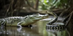 Arti Mimpi Melihat Buaya dan Ular Bertarung: Pertanda Konflik dan Tantangan Hidup