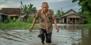 Arti Mimpi Menyeberangi Banjir Air Keruh: Tafsir Psikologi, Islam, dan Primbon Jawa