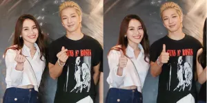 Ayu Ting Ting Foto Bareng Taeyang BIGBANG, Penampilannya Bikin Terpesona - Netizen: Kirain Saya Orang Korea