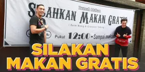 Baim Wong & Giovanni Tobing Buka Rumah Makan Gratis