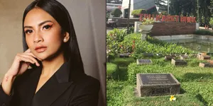 Bakal Dipindah Oleh Doddy Sudrajat, 8 Potret Makam Baru Vanessa Angel di TPU Karet Bivak - Disatukan Dengan Mendiang Ibu