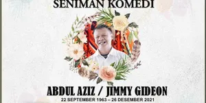 Berita Duka, Pelawak Senior Jimmy Gideon Meninggal Dunia di Usia 58 Tahun