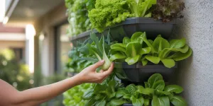 Bertani Sayur Vertikal di Tembok Rumah, Panen 2 Minggu Sekali dengan 5 Langkah Mudah