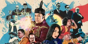 BTS Andre Taulany dan Hesti Purwadinata Jadi Pasangan Dukun di COMIC 8 Revolution: Santet K4bin3t Full Ngakak