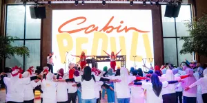 Cabin Peduli Ajak 150 Warga Baranangsiang Hidup Sehat Lewat Senam Bogor Bugar