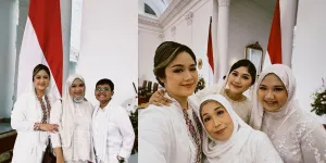 Cantik Mirip sang Kakak, Intip Potret Penampilan Shania Gudono di Acara Tasyakuran Kehamilan Erina Gudono