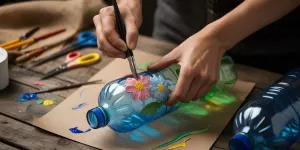 Cara Membuat Kerajinan Tangan dari Botol Bekas yang Mudah