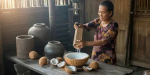 Cara Membuat Minyak Kelapa Murni Secara Tradisional