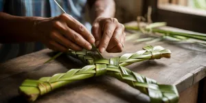 Cara Membuat Salib dari Daun Palem, Panduan Lengkap untuk Minggu Palma