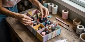 Cara Membuat Tempat Makeup dari Barang Bekas yang Mudah dan Estetik