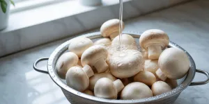 Cara Mencuci Jamur Kancing yang Benar Agar Tetap Segar dan Tidak Lembek