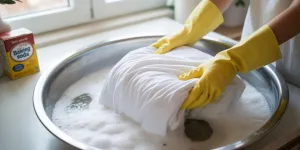 Cara Mencuci Sprei dengan Baking Soda