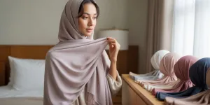 Cara Menggunakan Kerudung Segi Empat untuk Berbagai Gaya dari Simpel hingga Formal