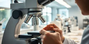 cara menggunakan mikroskop