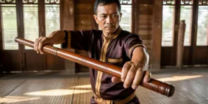 cara menggunakan tongkat madura